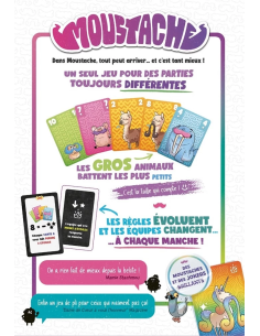 Moustache Jeu de Plis hilarant Précommande à partir de 10 ans 2