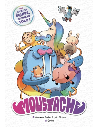 Moustache Jeu de Plis hilarant Précommande à partir de 10 ans image png jpeg