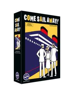Come Sail Away jeu de société familial d'égrenage visuel de la boite