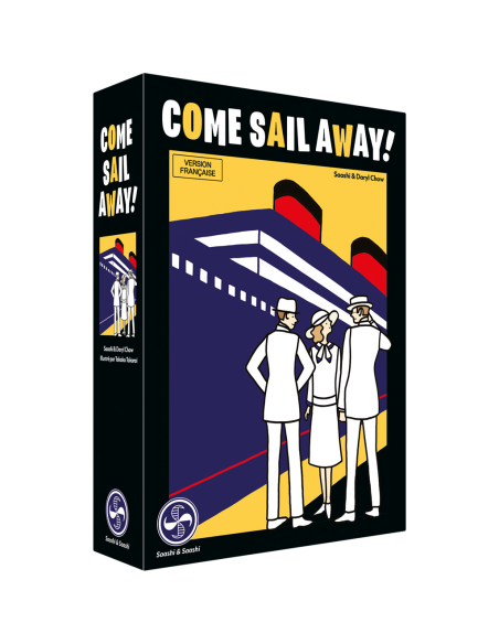 Come Sail Away jeu de société familial d'égrenage visuel de la boite Come Sail Away jeu de société familial d'égrenage visuel de la boite