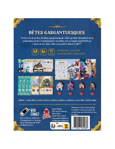 Wondrous Creatures - Ext. Bêtes Gargantuesques Wondrous Creatures - Ext. Bêtes Gargantuesques