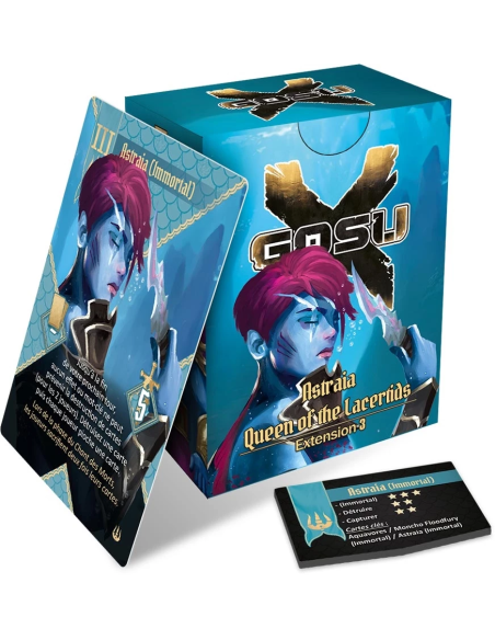 Gosu X : Extension Astraia, Queen of the Lacertids PRECOMMANDE Visuel de la boite 3D