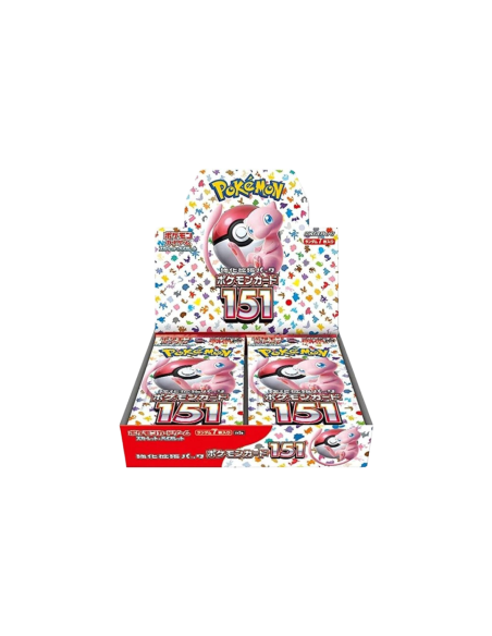 Pokémon sv2a : Display 20 Boosters 151 – JAPONAIS