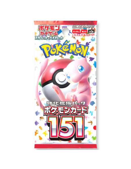Pokémon sv2a : Display 20 Boosters 151 – JAPONAIS