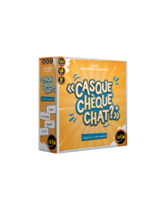 Casque chèque chat - Jeu de société - Visuel boite de jeu