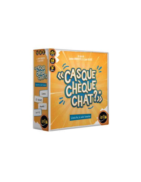 Casque chèque chat - Jeu de société - Visuel boite de jeu