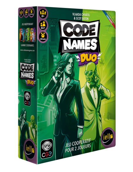 Codenames Duo - Juex de société - Jeux 2 Joueurs - cover - boîte
