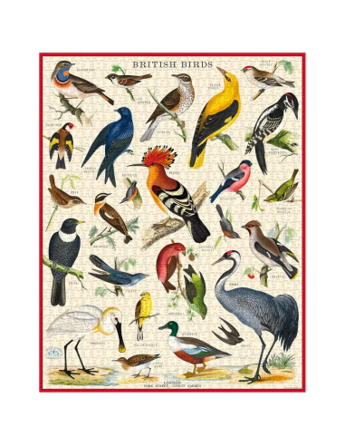 Oiseaux Britaniques - Puzzle 1000 pièces
