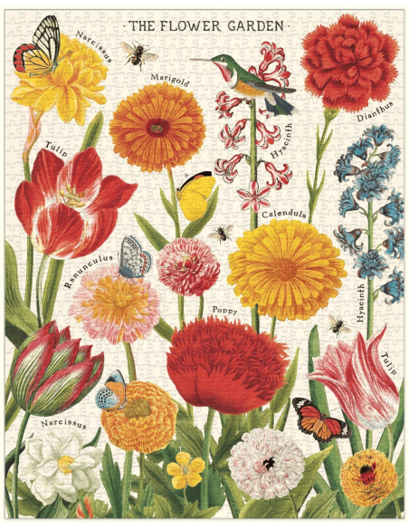 Jardin de fleurs - Puzzle 1000 pièces