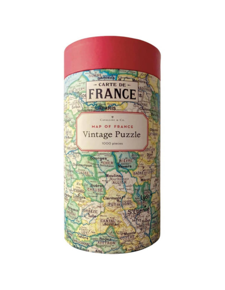 Plan de la France (Map of France) - Puzzle 1000 pièces