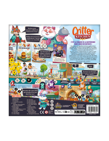 Critter Kitchen - PRECOMMANDE Visuel de l'arrière dos de la boite