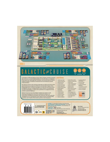 Galactic Cruise - visuel de la boite arrière dos de la boite