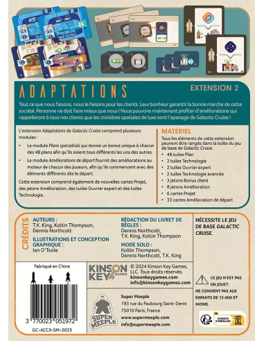 Galactic Cruise Ext. Adaptation - Jeu de placement
