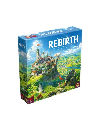 Rebirth jeu de société stratégique 1 à 2 heures visuel de la boite
