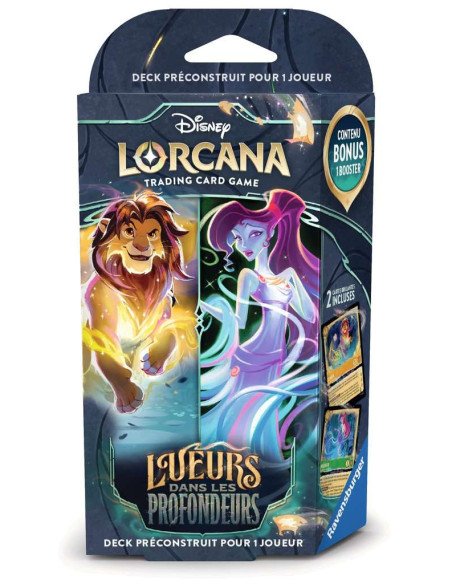 Disney Lorcana : Deck de Démarrage Mufasa / Megara - Chapitre 10 : Lueurs des Profondeurs - FR