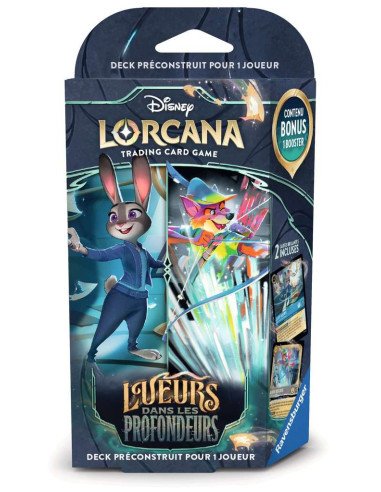 Disney Lorcana : Deck de Démarrage Juddy Hopps / Robin des Bois - Chapitre 10 : Lueurs des Profondeurs - FR
