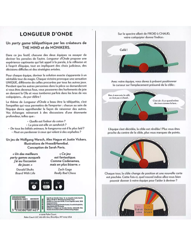 Longueur d'onde - Visuel de la boite arrière dos