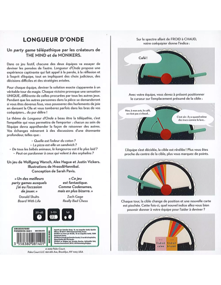 Longueur d'onde - Visuel de la boite arrière dos