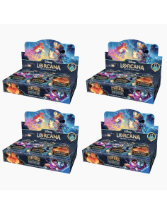 Carton de 4 display Lorcana Set 10 : Lueurs des Profondeurs