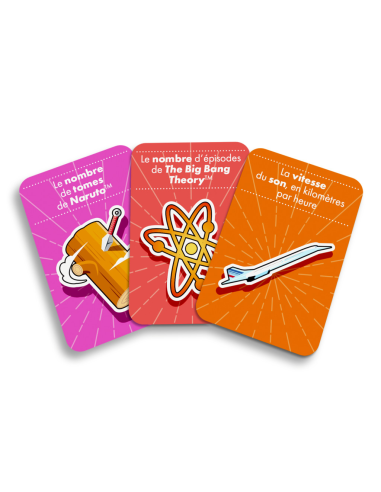 The line - Jeu visuel boite rouge cartes