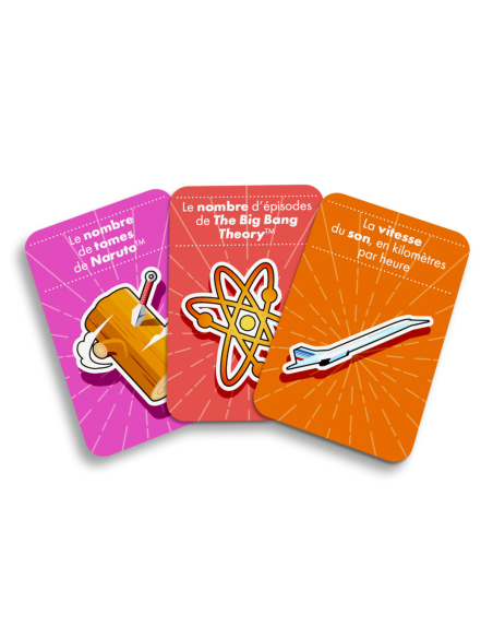 The line - Jeu visuel boite rouge cartes