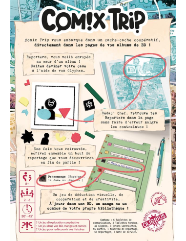 Comix Trip - Jeu de cache cache BD visuel