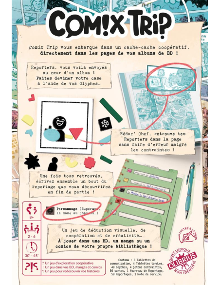 Comix Trip - Jeu de cache cache BD visuel