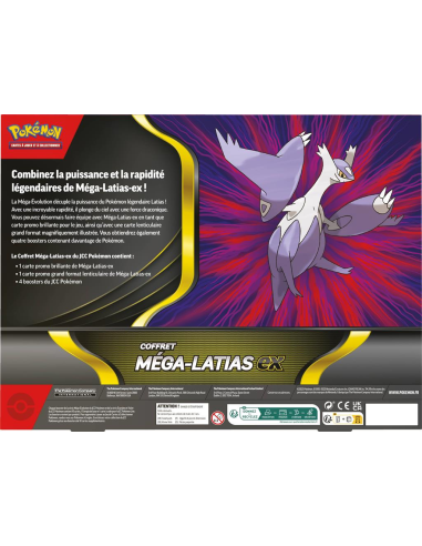 Pokémon ME01 : Coffret Méga-Latias EX - précommande TCG visuel arrière