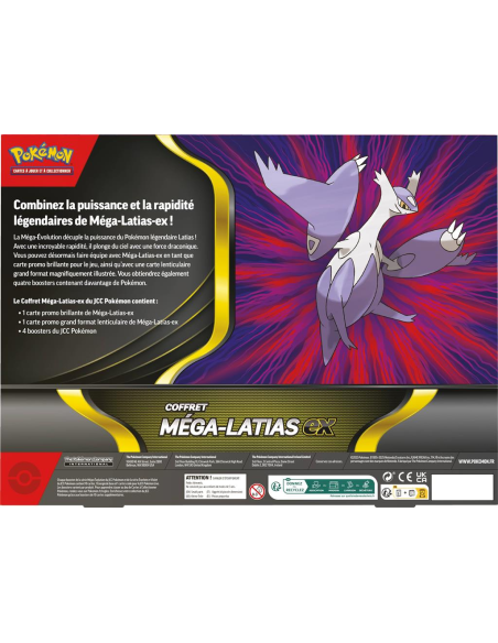 Pokémon ME01 : Coffret Méga-Latias EX - précommande TCG visuel arrière