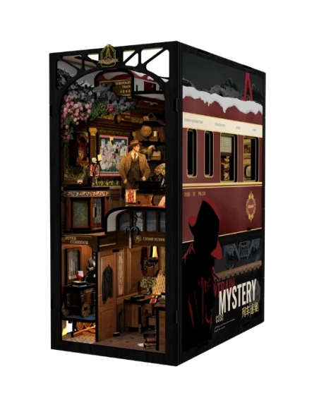 Booknook - Enquête à bord du train - Maquette à construire - Intérieur de la  maquette