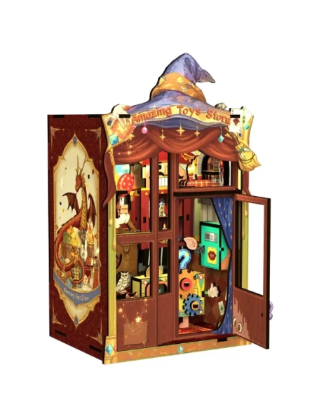 Booknook - Jouets enchantés - maquette à construire - Intérieur de la boite