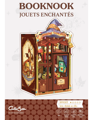 Booknook - Jouets enchantés - maquette à construire - Visuel de la boite