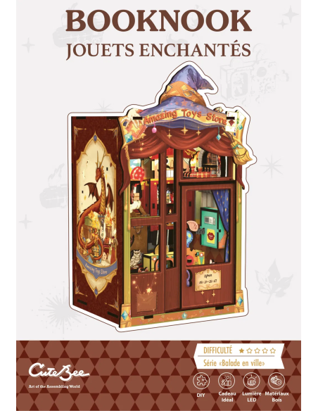 Booknook - Jouets enchantés - maquette à construire - Visuel de la boite
