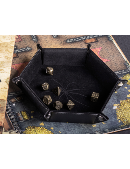 Piste de dés - Araignée Noire - Jeux de roles - Accessoires JDR - viseul