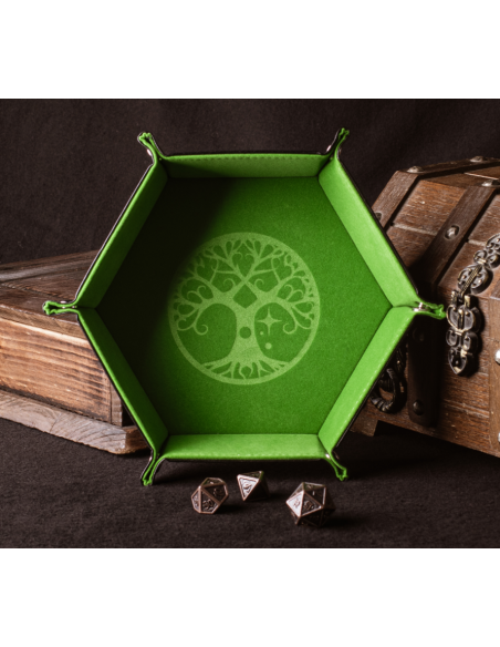 Piste de dés - Yggdrasil Arbre Vert