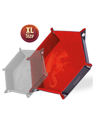 Piste de dés XL - Dragon Rouge