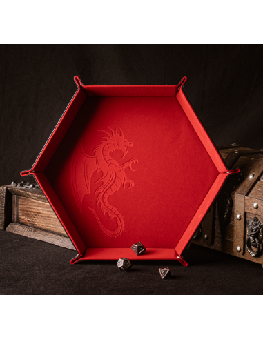 Piste de dés XL - Dragon Rouge