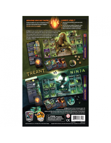 Dice Throne S1- Tréant VS Ninja - Jeux Initiés