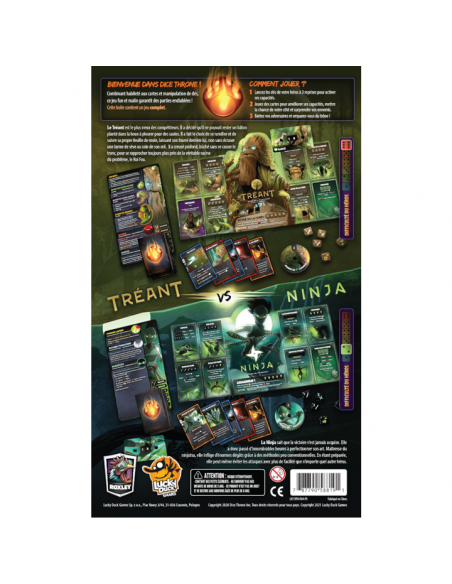 Dice Throne S1- Tréant VS Ninja - Jeux Initiés