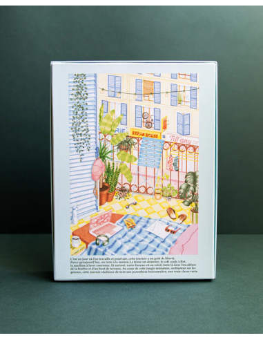 Puzzle Jour Férié - La classe verte - Visuel dos de la boite du puzzle