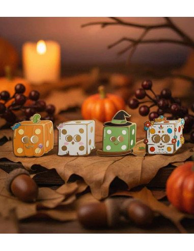 PIn's Los Muertos - Grenier Ludique - plusieurs dés PIn's Los Muertos - Grenier Ludique - plusieurs dés