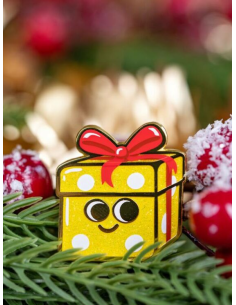 Pin's Noel : Cadeau -...