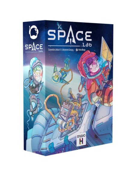Space Lab - Jeu de société - Visuel de la boite de jeu