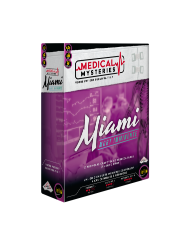 Medical mysteries Miami - Jeu de société - Visuel boite de jeu
