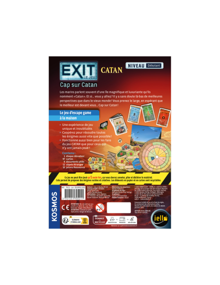 Exit Catan - visuel dos de la boite arrière back png