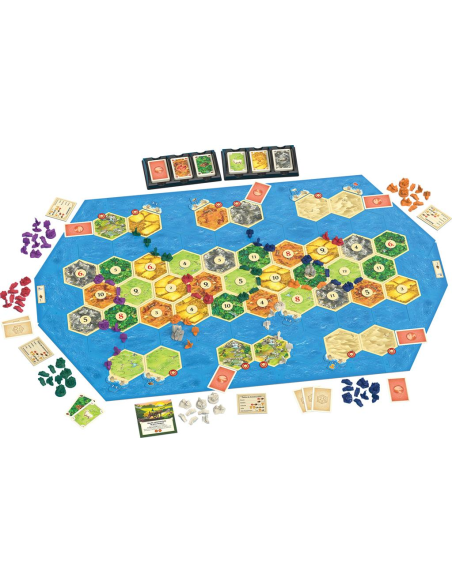 Extension Catan Marin : 5/6 joueurs (Version Refresh) - visuel du plateau Extension Catan Marin : 5/6 joueurs (Version Refresh) - visuel du plateau
