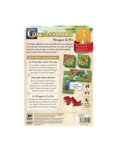 Carcassonne : Dragon et fée 2025 (Ext.)