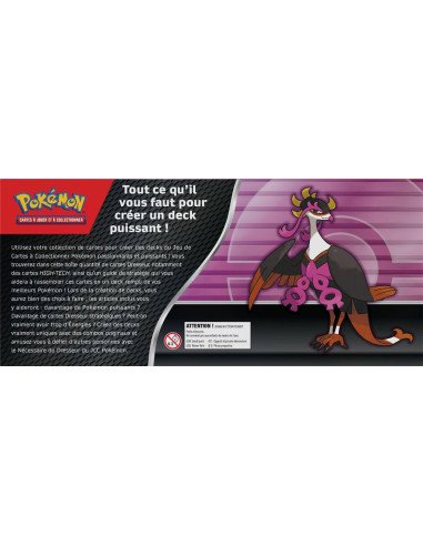 Pokemon - Kit de construction dresseur premium - Visuel dos de la boite