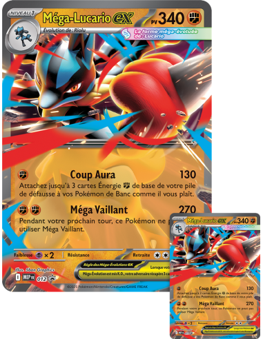 Pokémon ME01 : Coffret Premium Figurine Mega Lucario Ex