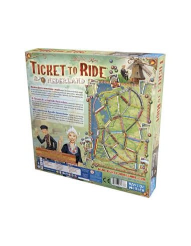 dos de la boite, Les Aventuriers du Rail : Pays-Bas
